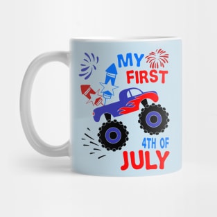 My first 4th of july kids Mug